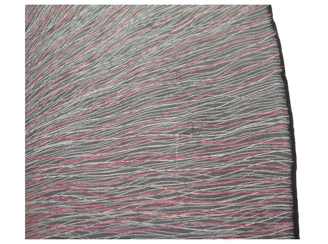 SCIALLE VINTAGE CHANEL 128X123 CM IN MUSLINA DI SETA SCIALLE IN SETA - vista 8