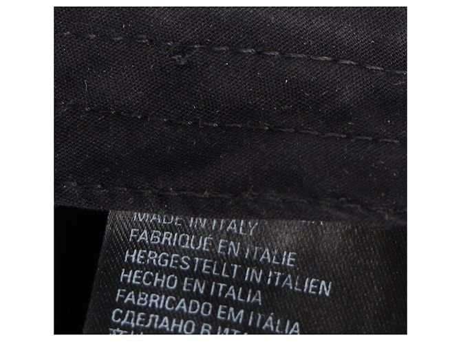 Balenciaga Piercing Distressed Baseball Cap in Black Cotton - view 11