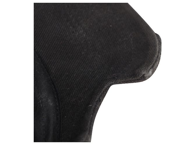 Balenciaga Piercing Distressed Baseball Cap in Black Cotton - view 12