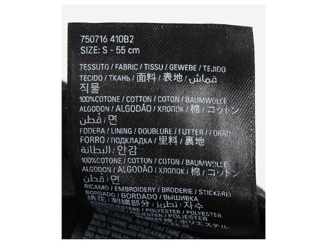 Balenciaga Piercing Distressed Baseball Cap in Black Cotton - view 8