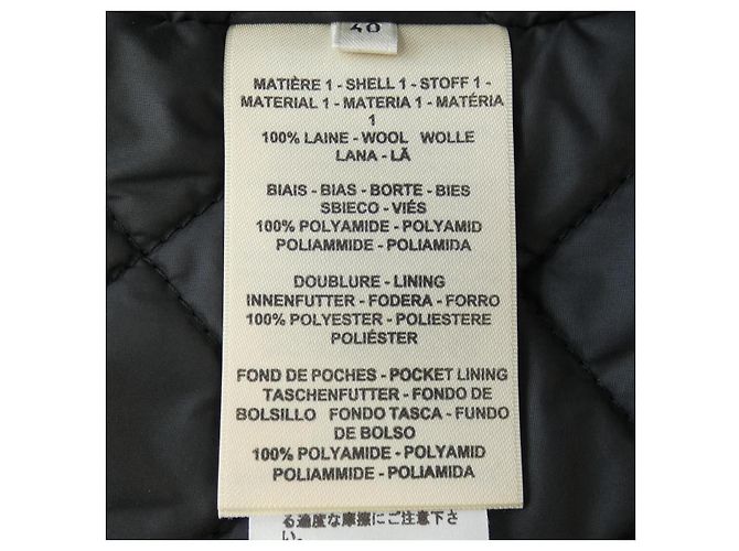 Hermès Cappotto Hermes Nero - vista 3