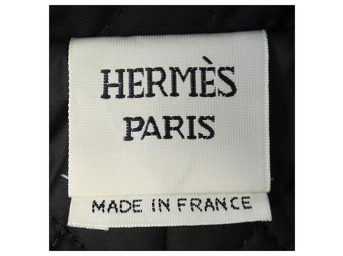 Hermès Cappotto Hermes Nero - vista 4