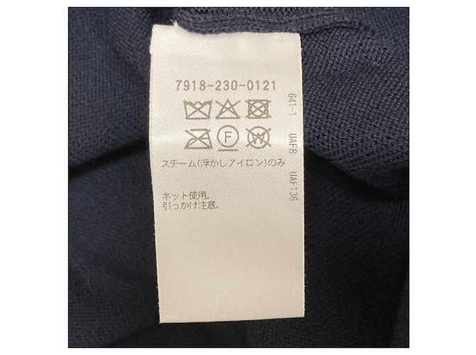 Autre Marque Blamink 14G Strick Kurzarmoberteil Blau - Ansicht 5