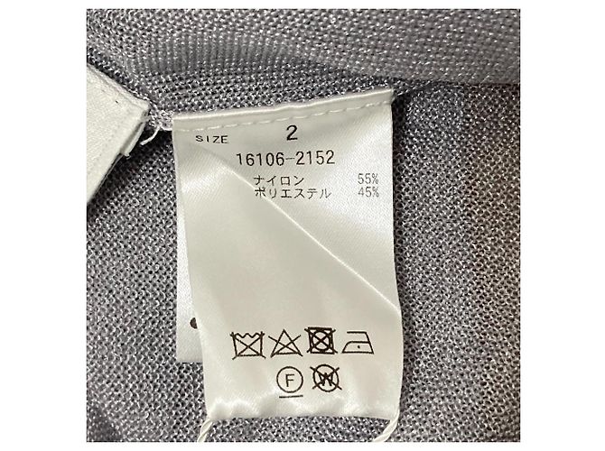 Autre Marque CLANE Transparente V-Ausschnitt Stricktop Braun - Ansicht 6