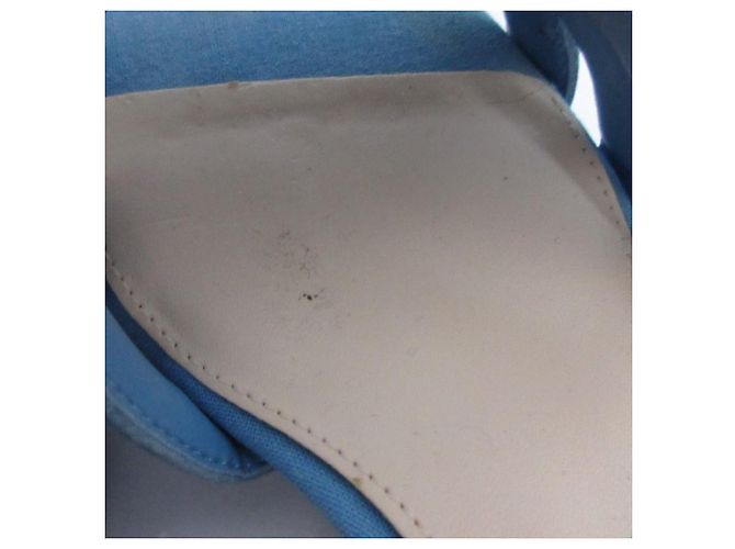Autre Marque Sandali con zeppa in suede Cole Haan Blu - vista 11