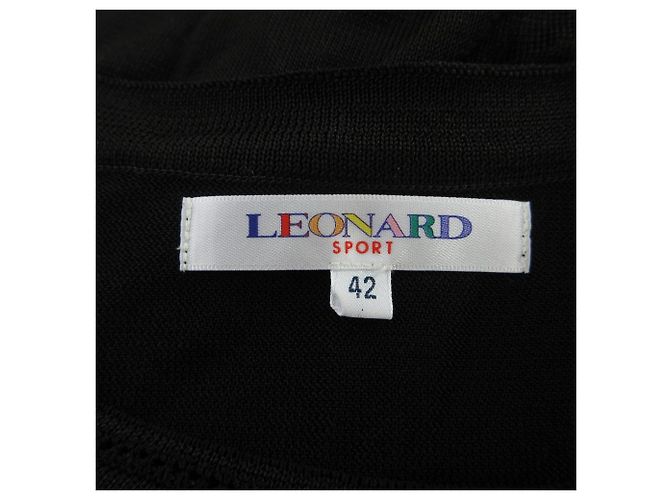 Leonard Sport Kurzarmshirt Schwarz Weiß - Ansicht 4