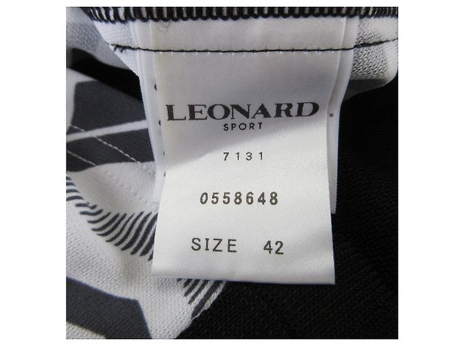 Leonard Sport Kurzarmshirt Schwarz Weiß - Ansicht 5