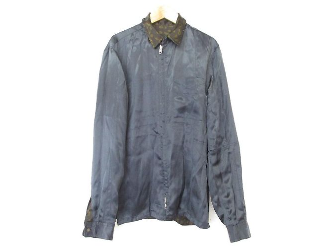 Autre Marque Chaqueta 2 en 1 de satén 3.1 Phillip Lim Verde Caqui Azul marino - vista 4
