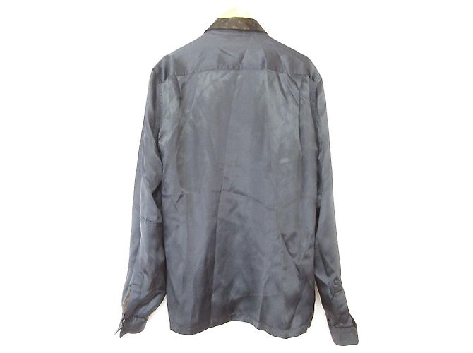 Autre Marque Chaqueta 2 en 1 de satén 3.1 Phillip Lim Verde Caqui Azul marino - vista 5