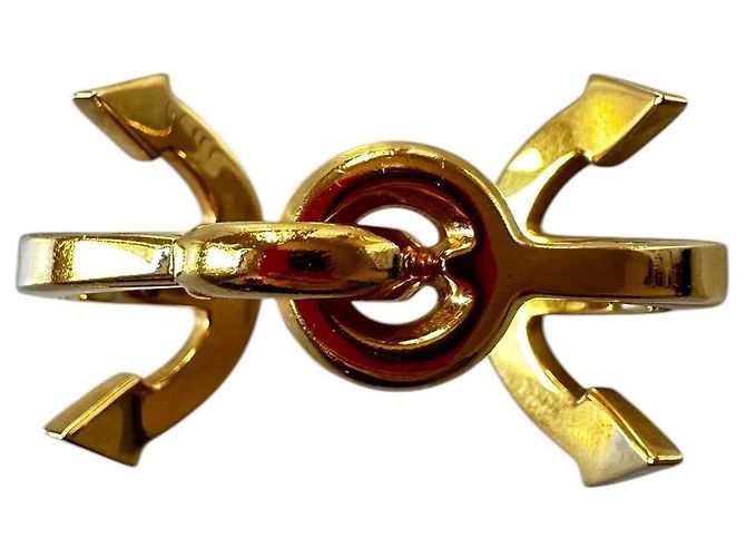 Céline Bracciale in metallo dorato in ottone Gold hardware - vista 2