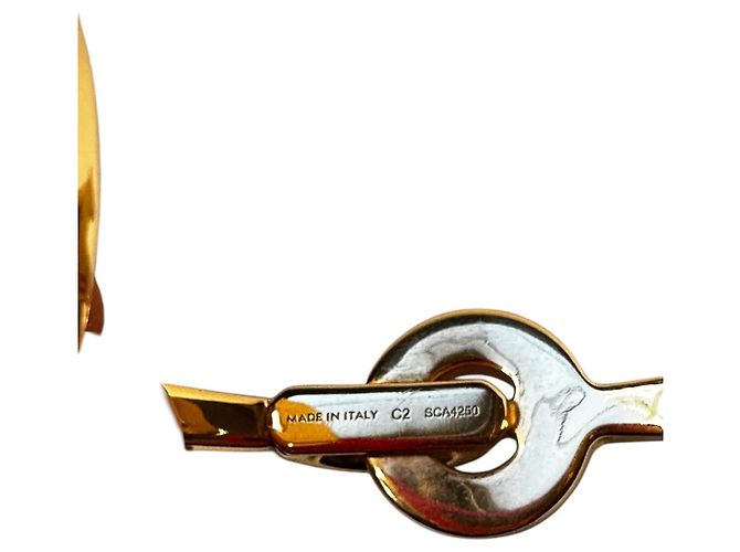 Céline Bracciale in metallo dorato in ottone Gold hardware - vista 6