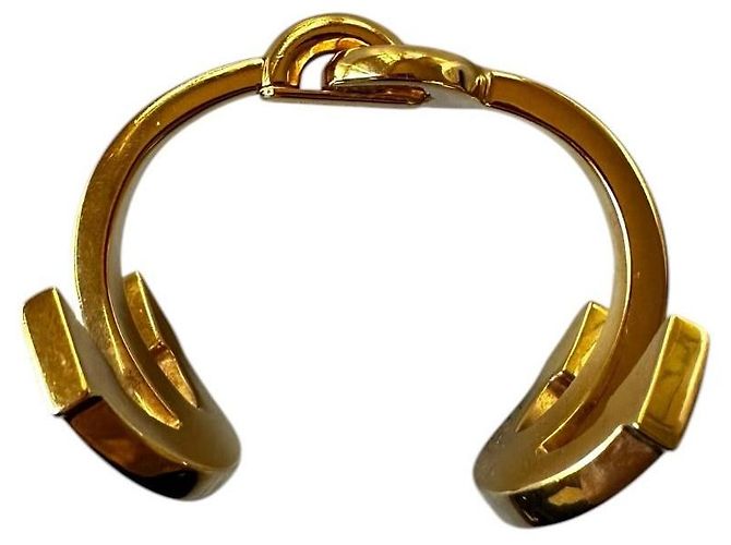 Céline Bracciale in metallo dorato in ottone Gold hardware - vista 8