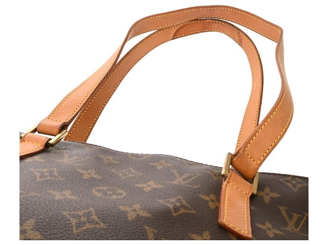Borsa tote Cabas Mezzo in monogramma marrone Louis Vuitton - vista 5