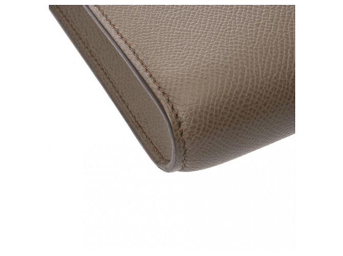 Borsa Clutch con Zip Hermès Taupe - vista 5