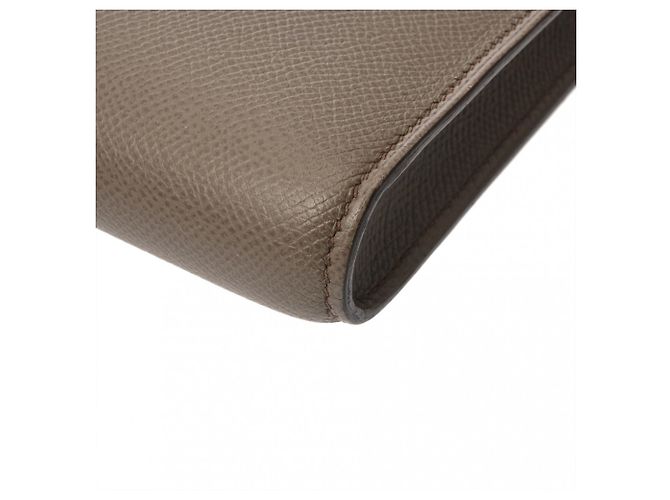 Borsa Clutch con Zip Hermès Taupe - vista 8