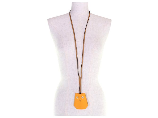 Hermès Collar Clochette Petit H Ybton HERMES Amarillo - vista 3