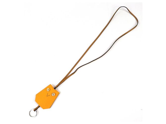 Hermès Collar Clochette Petit H Ybton HERMES Amarillo - vista 4