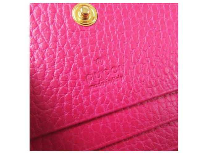 GUCCI 456126 GG Marmont Cartera Mini de Cuero - vista 10