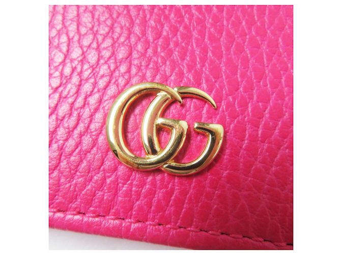 GUCCI 456126 GG Marmont Cartera Mini de Cuero - vista 9