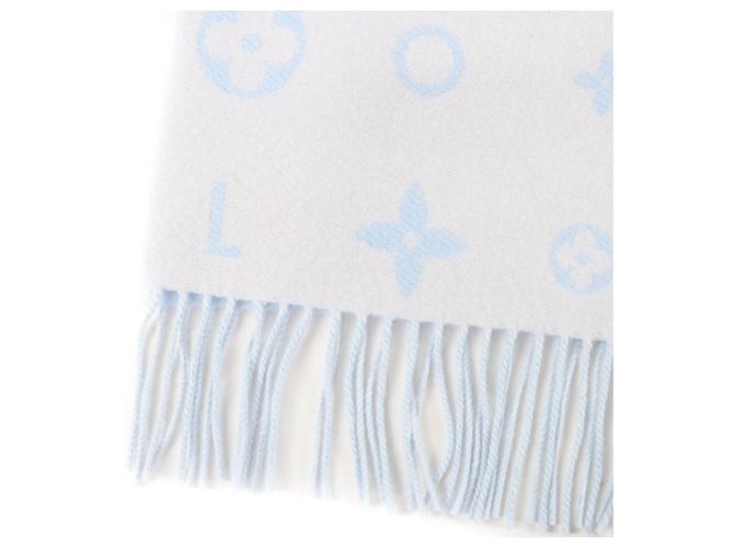 Graceful Stola in cashmere Louis Vuitton Reykjavik 2.0 Blu - vista 5
