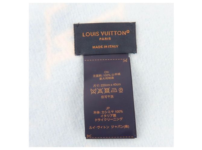 Graceful Stola in cashmere Louis Vuitton Reykjavik 2.0 Blu - vista 6