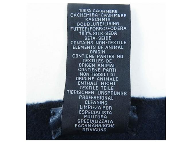 Stola in cashmere e seta blu e navy di Hermès Blu navy - vista 10