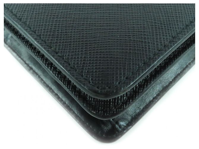 Mini borsa a spalla in pelle Saffiano Prada Nero - vista 8
