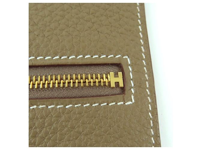 Hermès Borsa in pelle Togo Etoupe HERMES Taupe - vista 8