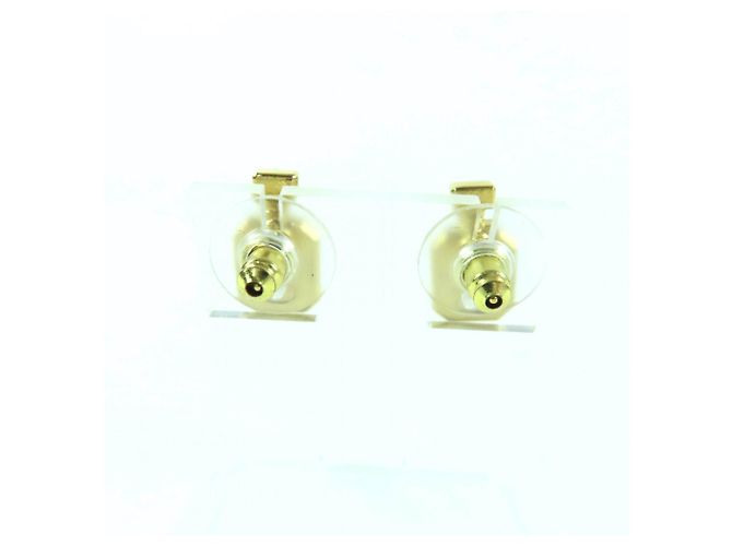 Orecchini a forma di bottiglia di profumo Chanel C25C Coco Mark D'oro - vista 4