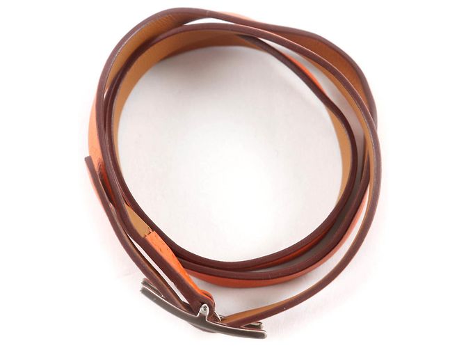 Hermès Pulsera Doble Tour Be Api HERMES Naranja - vista 4