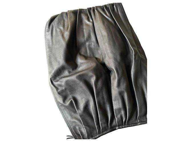 Maison Martin Margiela Gürtel aus Lammleder Schwarz - Ansicht 10