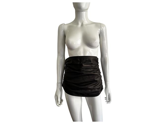 Maison Martin Margiela Gürtel aus Lammleder Schwarz - Ansicht 13