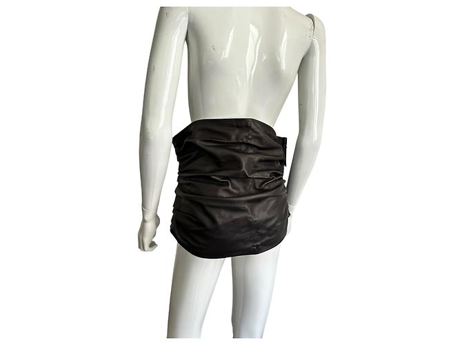 Maison Martin Margiela Gürtel aus Lammleder Schwarz - Ansicht 15