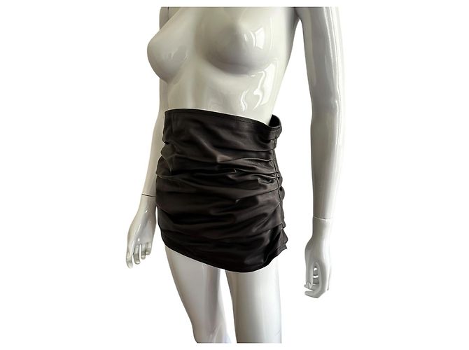 Maison Martin Margiela Gürtel aus Lammleder Schwarz - Ansicht 17