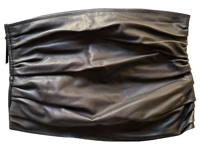Maison Martin Margiela Gürtel aus Lammleder Schwarz - Ansicht 2