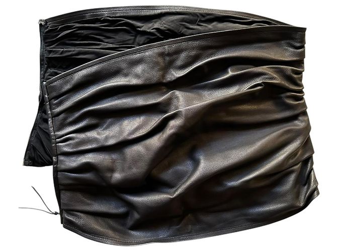 Maison Martin Margiela Gürtel aus Lammleder Schwarz - Ansicht 3