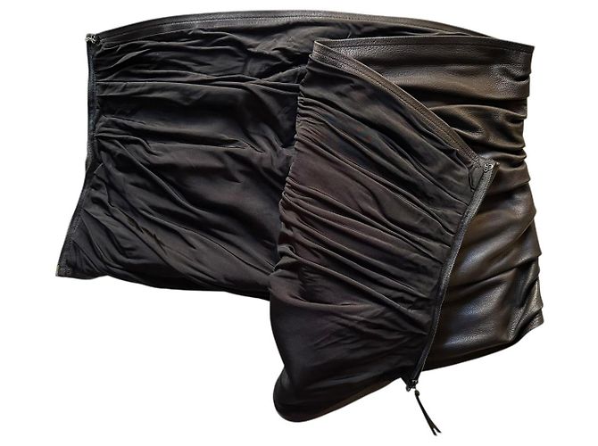 Maison Martin Margiela Gürtel aus Lammleder Schwarz - Ansicht 4