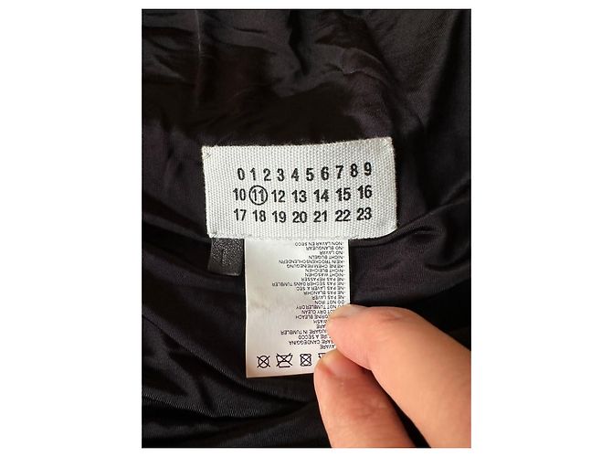 Maison Martin Margiela Gürtel aus Lammleder Schwarz - Ansicht 6