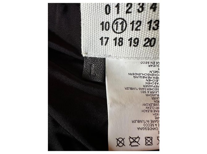 Maison Martin Margiela Gürtel aus Lammleder Schwarz - Ansicht 7