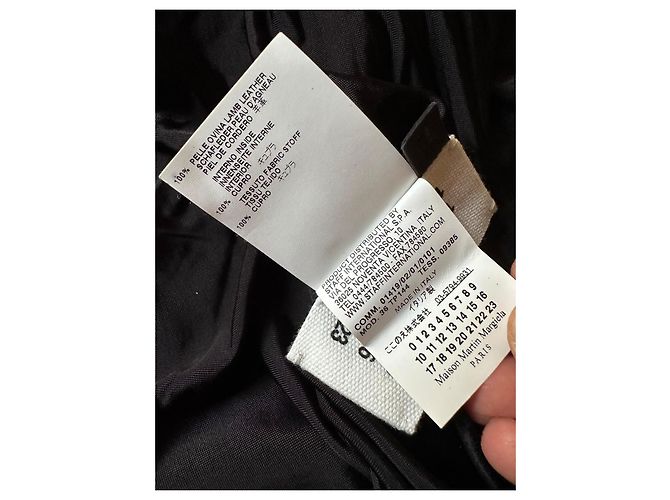 Maison Martin Margiela Gürtel aus Lammleder Schwarz - Ansicht 8
