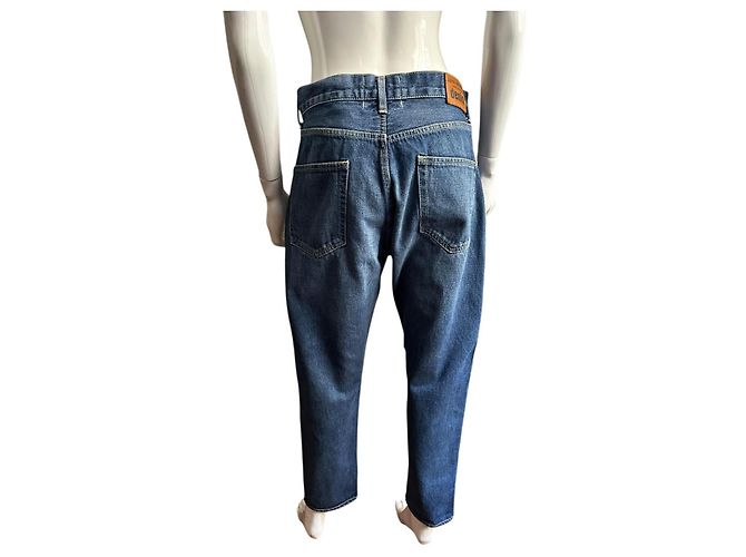Jeans de denim bordados Junya Watanabe Azul - vista 13