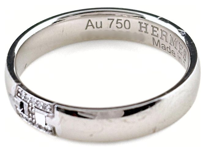 Hermès Diamantring aus Silber - Ansicht 3