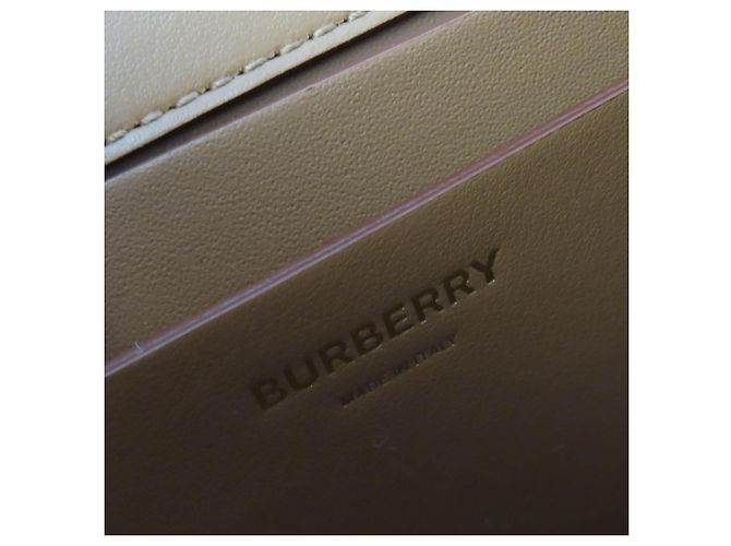 Borsa a spalla in pelle con logo Grace di Burberry Marrone - vista 11
