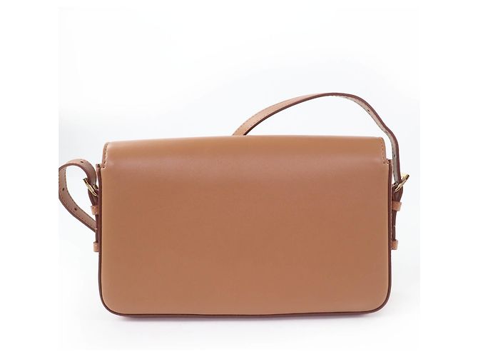 Borsa a spalla in pelle con logo Grace di Burberry Marrone - vista 3
