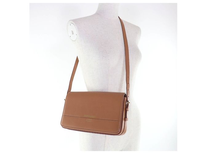 Borsa a spalla in pelle con logo Grace di Burberry Marrone - vista 9
