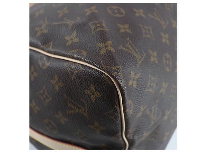 Borsa Boston Keepall Bandoulière 55 Louis Vuitton Marrone - vista 6