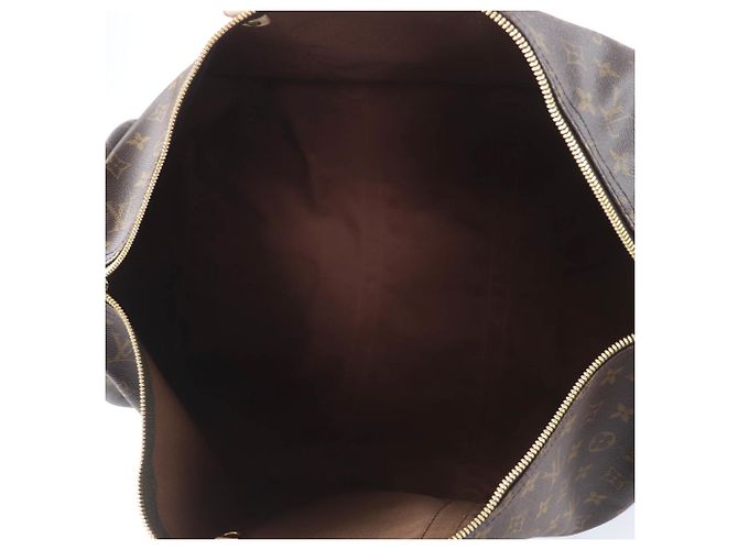 Borsa Boston Keepall Bandoulière 55 Louis Vuitton Marrone - vista 8