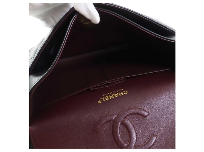 Borsa a Spalla Chanel A01112 Matelassé 25 in Pelle di Agnello Nero - vista 10