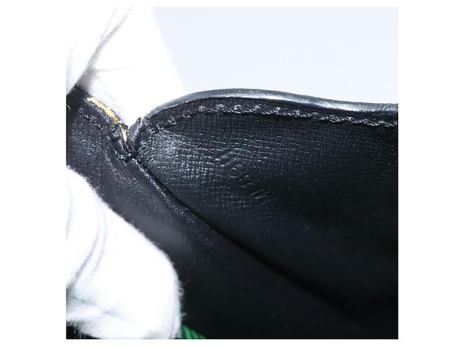 LOUIS VUITTON Bolsa de Ombro Cartouchiere MM Epi Verde M52244 LV Auth AMZ360 - vista 12