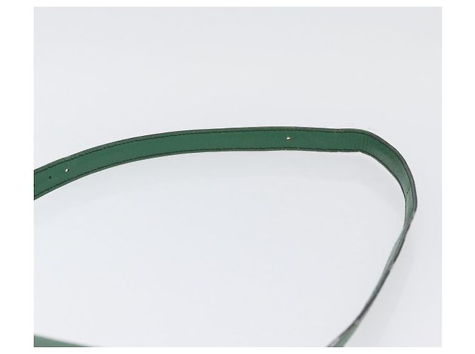 LOUIS VUITTON Bolsa de Ombro Cartouchiere MM Epi Verde M52244 LV Auth AMZ360 - vista 9